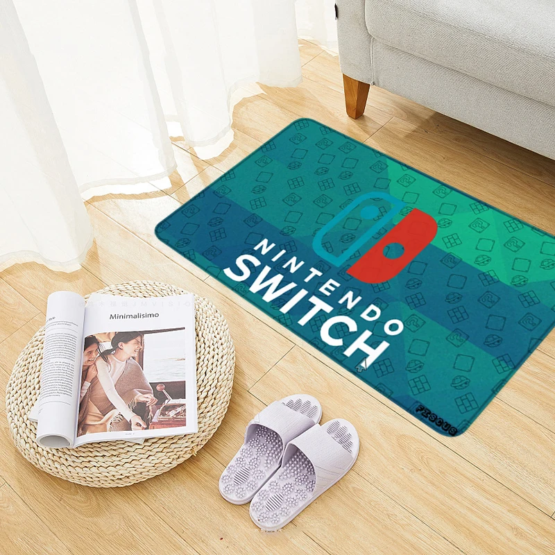 

Foot Mat S-Switch Carpets Kitchen Carpet Bath Mats Home Cute Rug Custom Entrance Doormat Living Room Rugs Prayer Bathroom Door