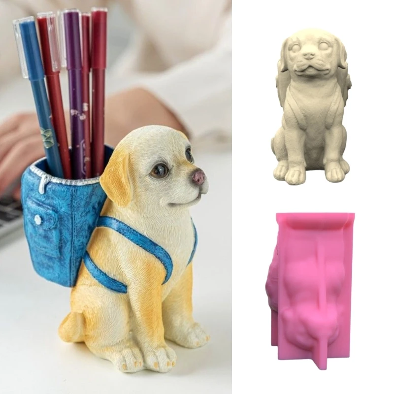 

Versatile Silicone Mold Concrete Molds Silicone Casting Mold Dog Shape Vase Mold 40GB