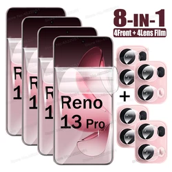 8 - in - 1 Hydrogel Screen and Lens Protector Film - OPPO Reno10 (Ultrathin HD Clear)