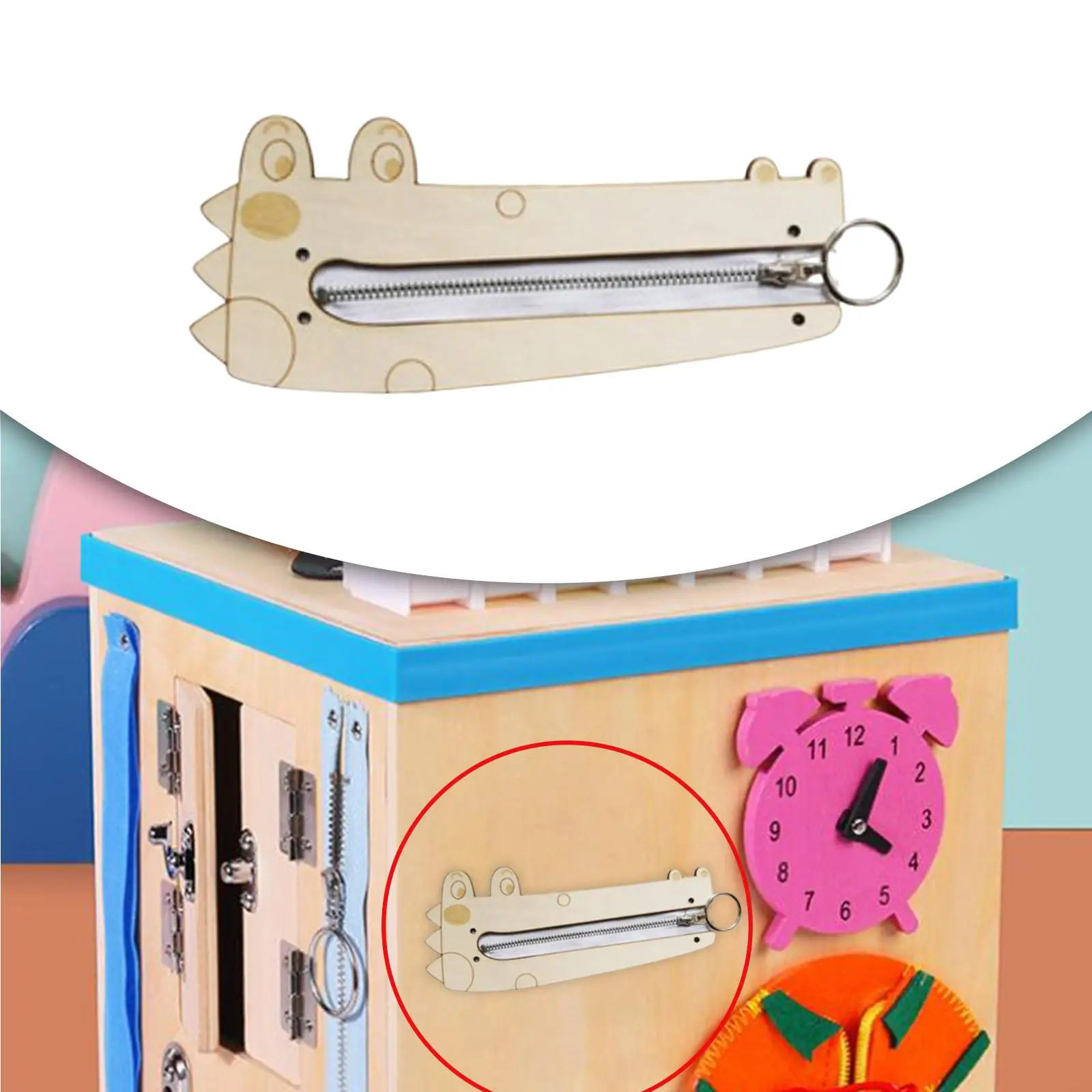 

Молния занятая доска обучение молния игра мотор мастерство DIY аксессуары Монтессори