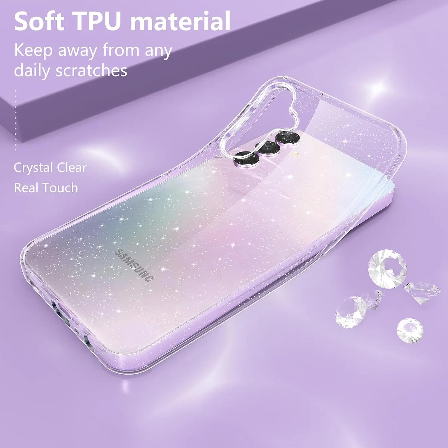 Sparkling Glitter Phone Case - Protective Cover with Enhanced Durability and Style