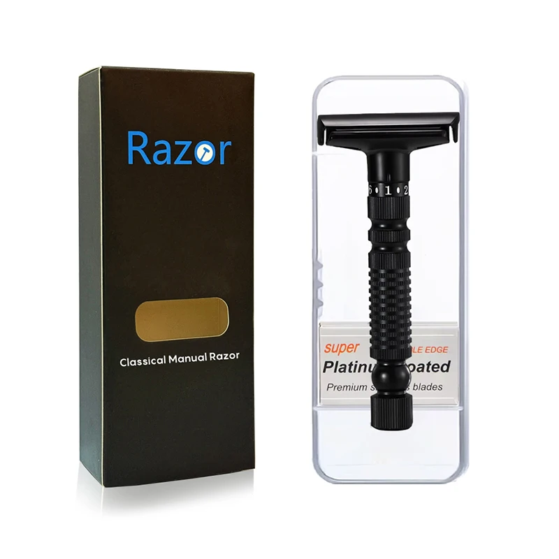 Whityle 206 Glide Pro 6 Einstellbarer Rasierer für Männer Bartpflege One Blade 360 Klassischer Rasierer mit tragbarer Reisebox – Detail 10