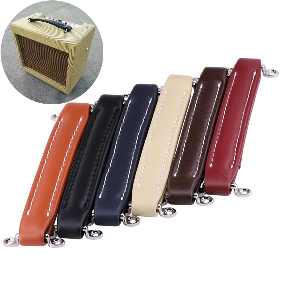

1set Vintage Style Leather Guitar AMP Handle With Screw For Guitar Amplifiers Speaker Musical Instrument Accessories Durable
