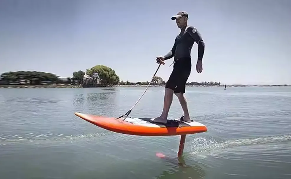 Surf & SUP Fin Battery Electric Fin Stand Up Paddle Board Motor, 288W Propeller Propulsion 12V Kayak Surfboard Rechargable Jet Powered Surfboard Kit