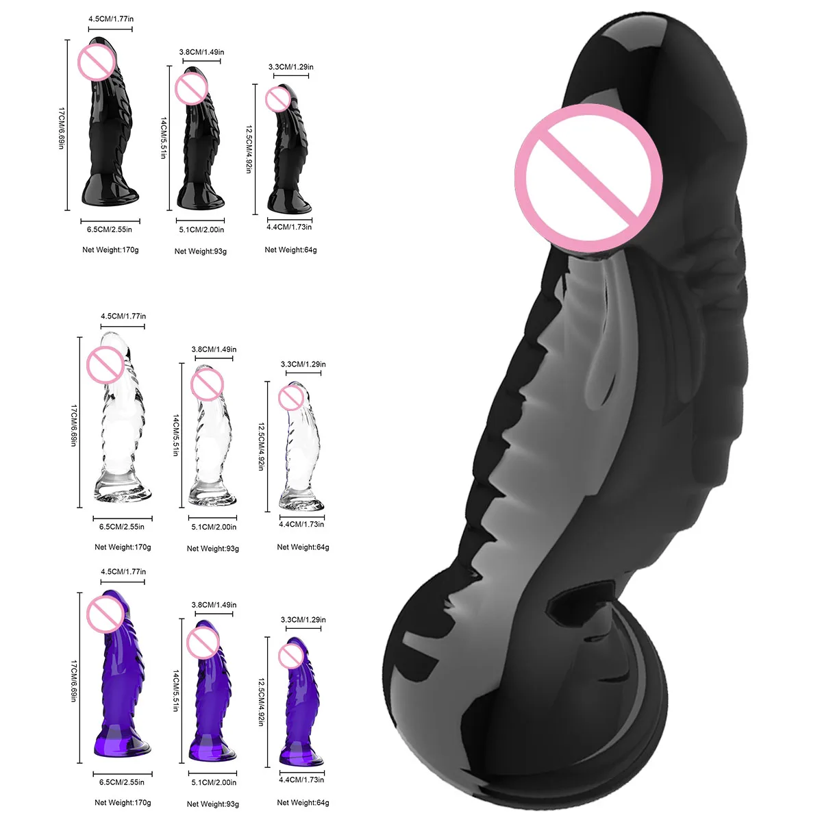 TPE-Analplug mit starkem Saugnapf, weich, flexibel, Fantasieform, Buttplug, Sexspielzeug für Erwachsene für Anfänger und Paare