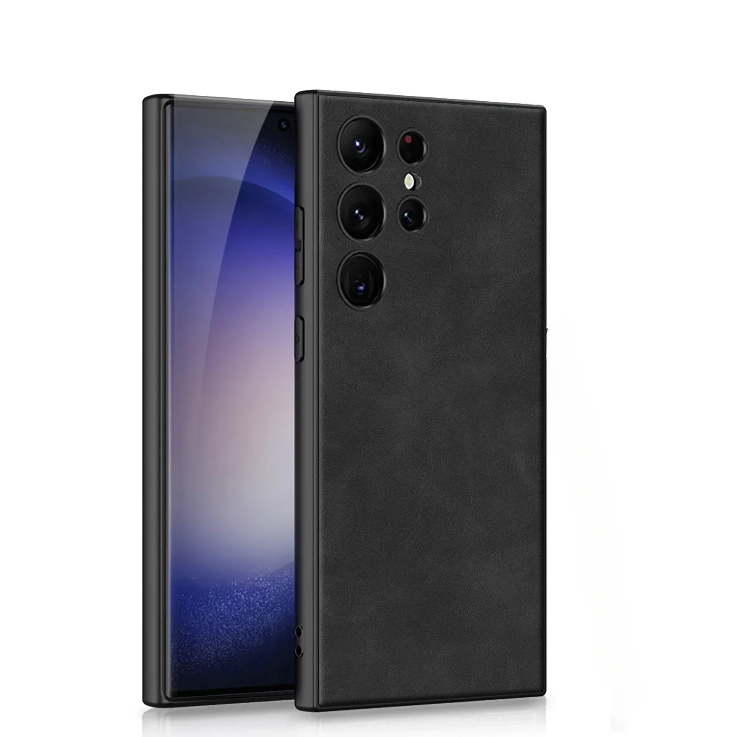 Leather Shockproof Phone Case - Hard Shell Protection