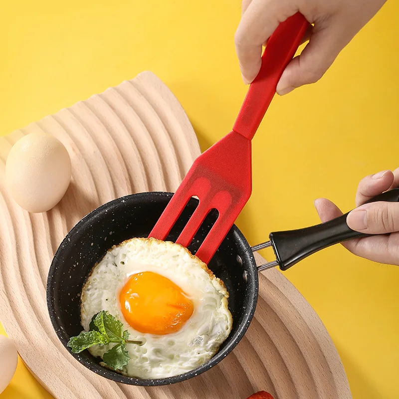 Silicone Spatula Kitchen Household Non-stick Pan Small Leakage Spatula All-inclusive Silicone