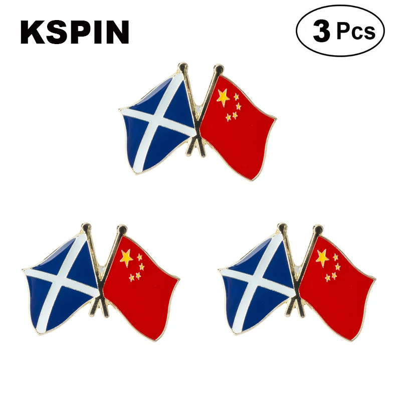 

Scotland China Frendship Lapel Pin Brooches Pins Flag badge Brooch Badges