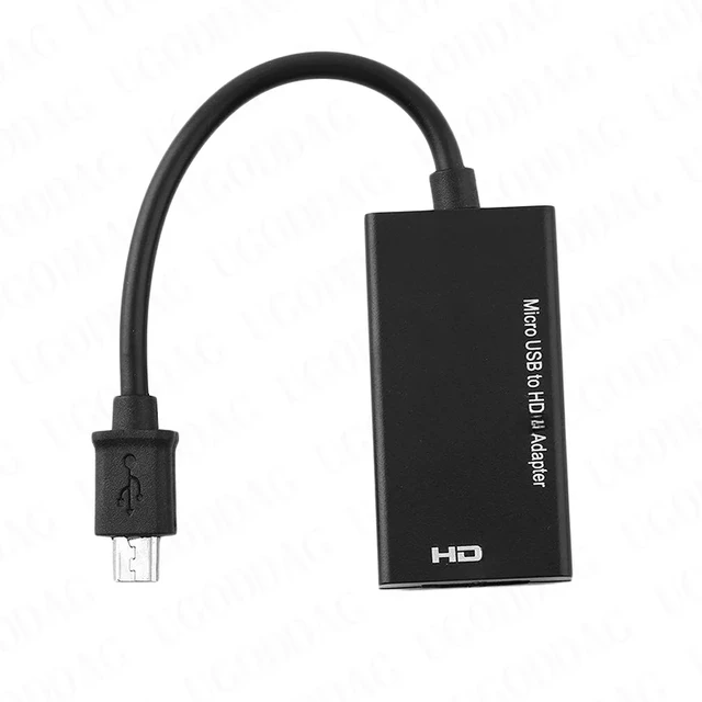 Cable MHL MicroUSb a HDMi . Negro . 3 metros, 3.0 Virtual - Tienda Online