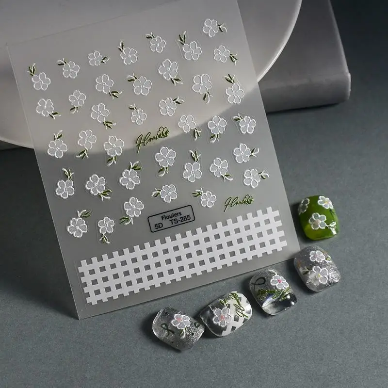 Морская звезда, 1 лист, летняя Морская ракушка, 5D наклейки для ногтей с гравировкой, наклейки для ногтей, пляжные переводки с Медузой, украшения, дизайн для маникюра