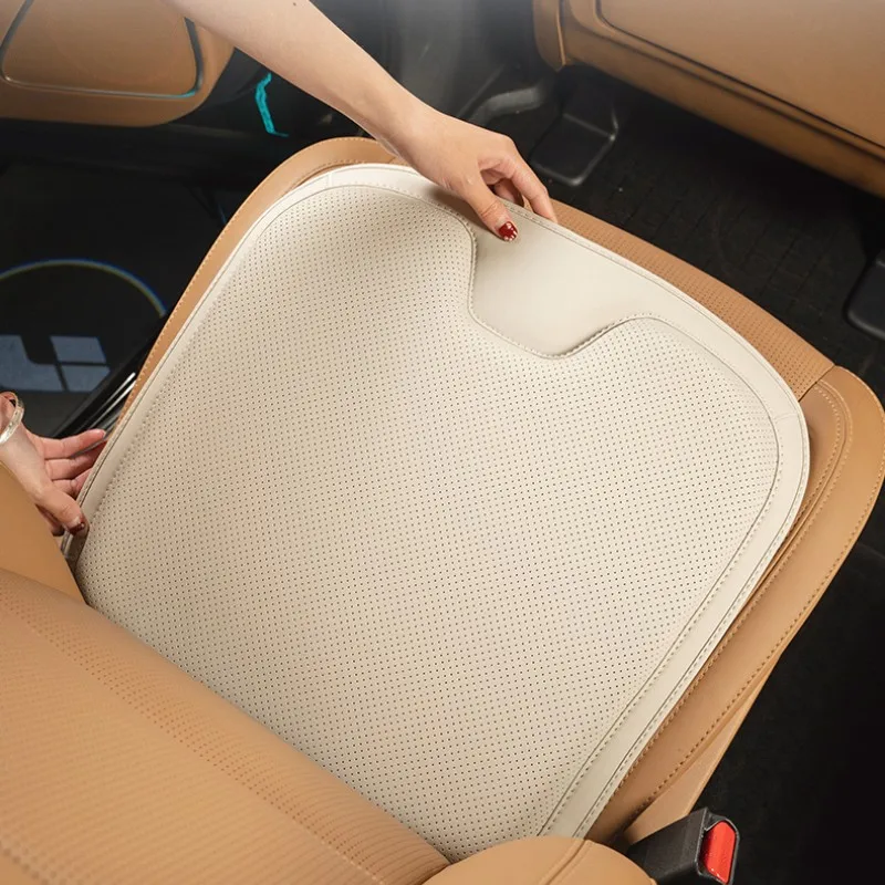 Car Seat Cushion All-season Universal Napa Leather Driver's Front Seat  Protector Cover One-piece Summer Breathable Backseat Mat - AliExpress
