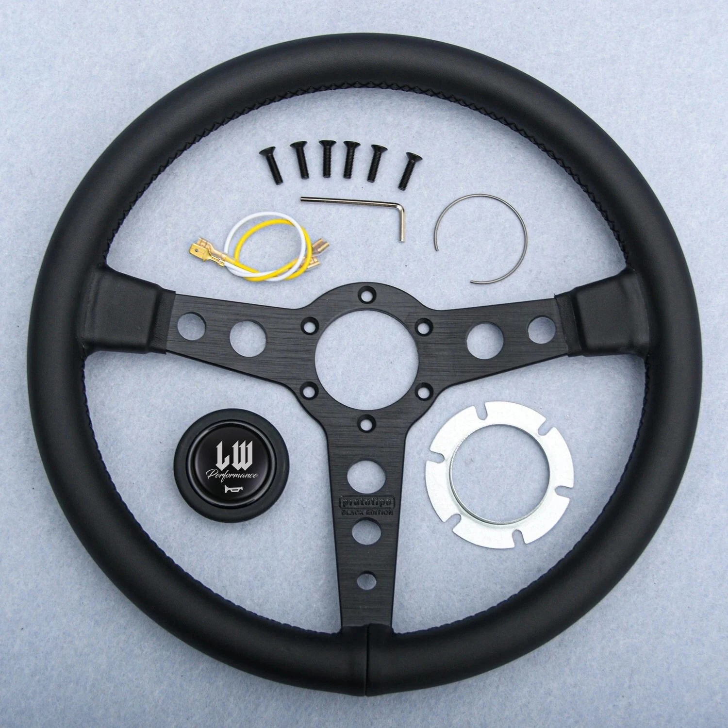 LW BLACK EDITION 14 Zoll/350mm Prototyp-Lenkrad
