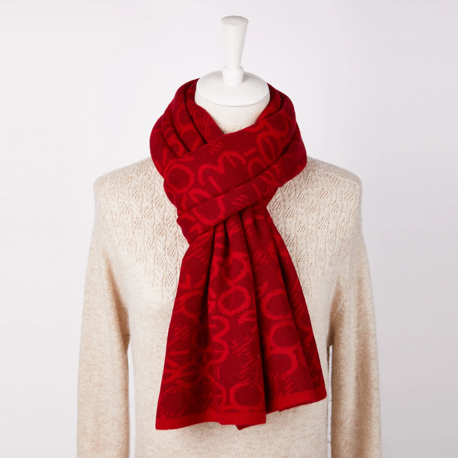 

wool scarf women and men solid color winter warm knitted short thin scarves ladies adults scarf kids Christmas new year gift