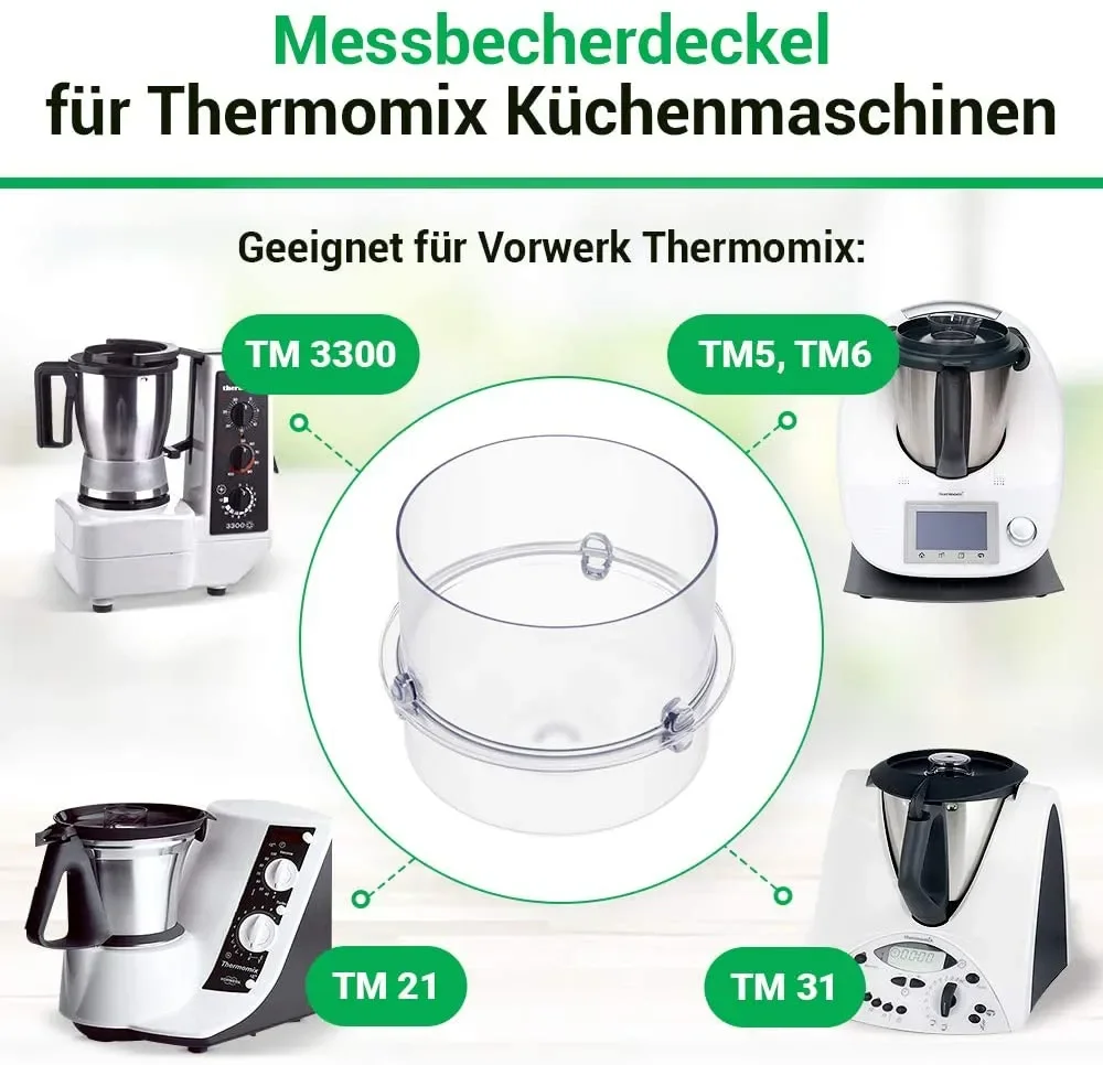 Kitchen small tools 100ML Measuring Cup Dosing Cap Sealing Lid for Thermomix TM31 TM6 TM5 Spare Part