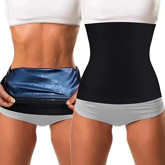 복부 슬리밍 벨트 사우나 바디 쉐이퍼 피트니스 스웨트 트리머 벨트 허리 트레이..