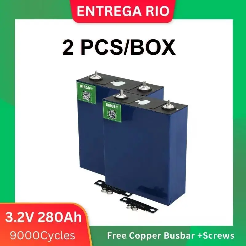 LiFePo4 battery Flash RIO Warehouse CALB280Ah Kingbo Power L173F280A 2PCS 3.2V 280Ah Prismatic Battery Cells