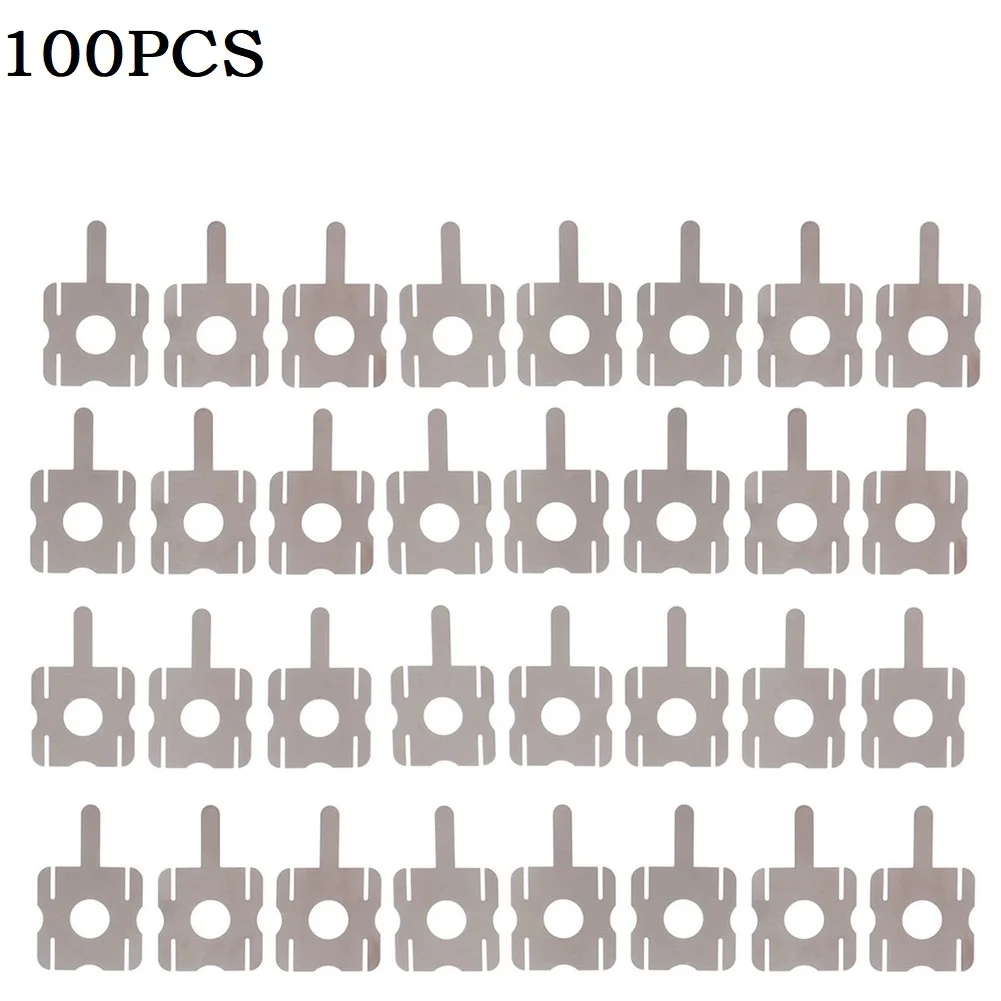 100Pcs 4S U-Shaped Lithium Battery Pack Replace Spot Welding Nickel Sheets For Spot Weldable Electric Tool Accessories