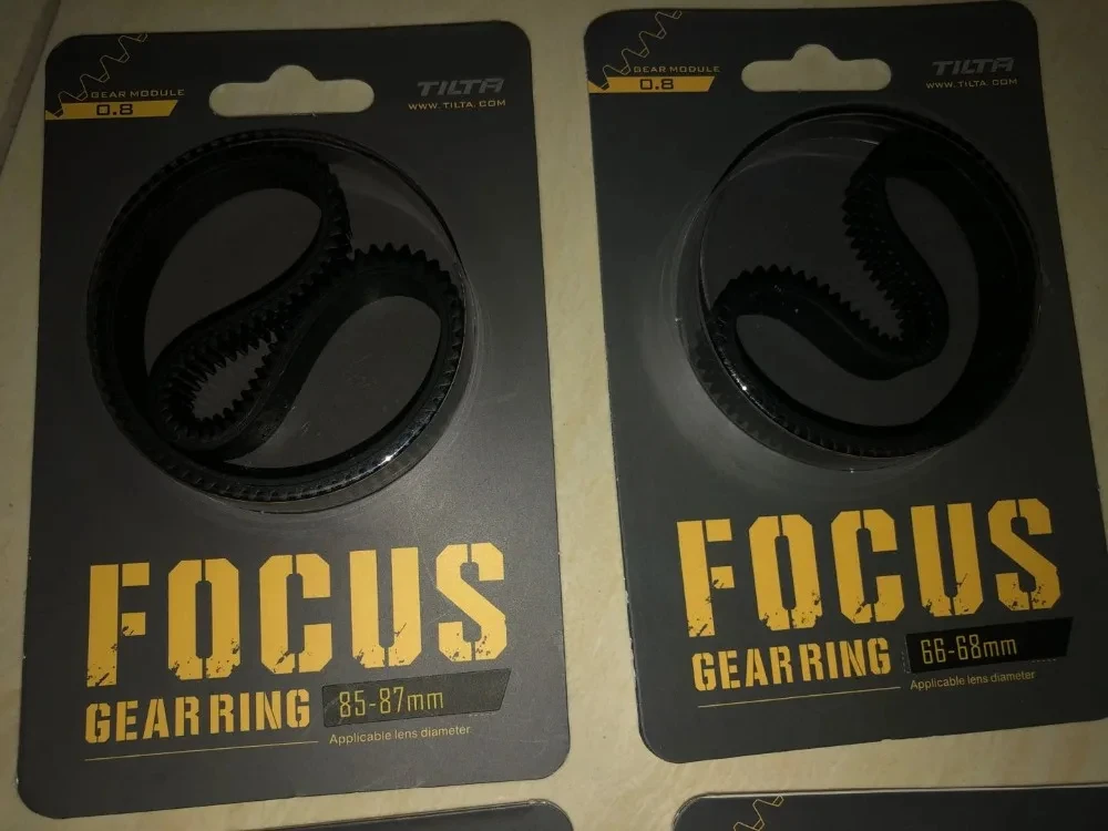 Tilta Follow Focus Gear Ring 360 회전 DSLR 카메라 액세서리 용 자동 원활한 포커스 기어 링 TA FGR PRT