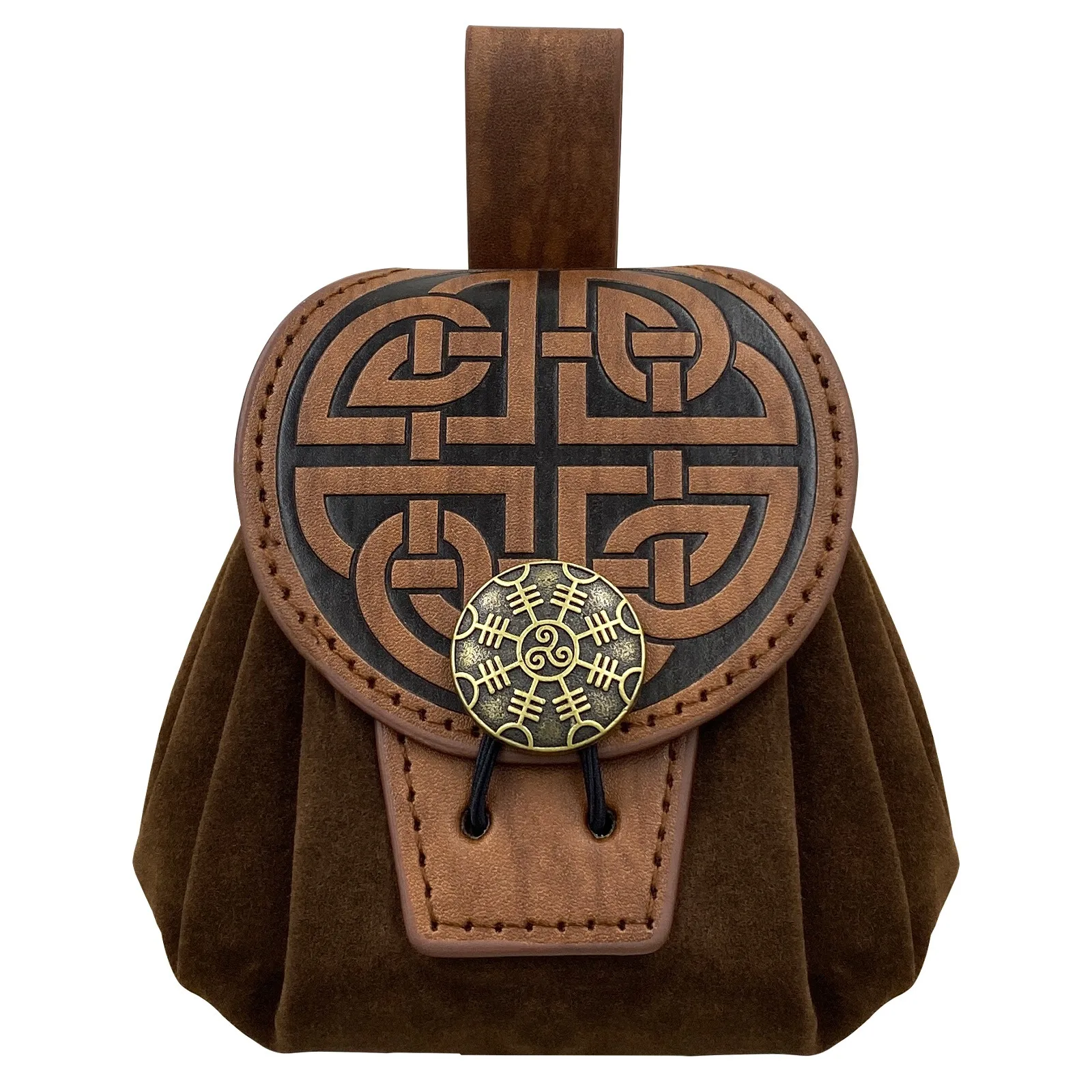 PU Leather For DND Dice Bag Tray 5 Celtic Designs Cute Drawstring Pouch For D&D Roleplaying RPG Gift Ideas Coin Purse dice tray dice bag
