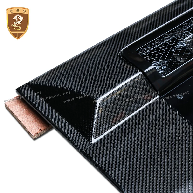 람보르기니 LP550 LP560 LP570 카본 파이버 가야르도 리어 보닛 후드 고급형 투명 유리 자동차 엔진 커버