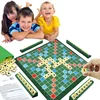2-4 People English Spelling Solitaire Box Alphabet Chess Educational Toys Travel English Alphabet Scrabble Puzzle Board Game 1
