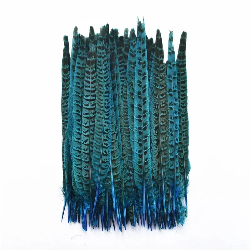 Plumas De Faisán Naturales - 10 Unidades De 25-30 Cm Para Manualidades, Disfraces Y Decoración