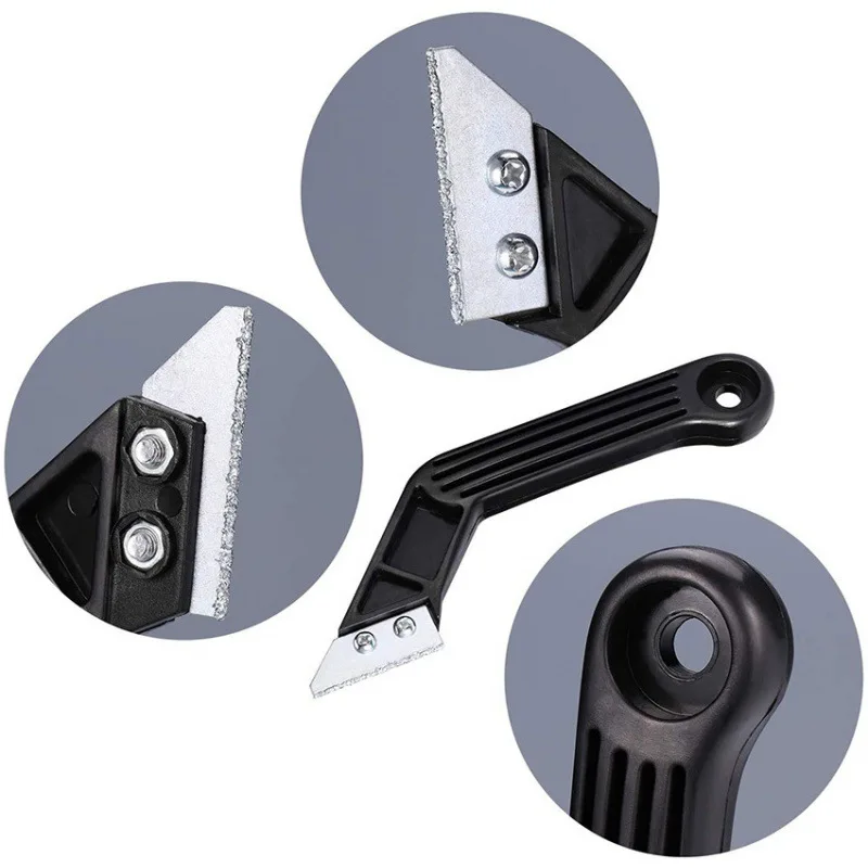 Seam Cleaner Tungsten Steel Hook Knife Professional Ceramic Tile Gap Knife Grout Remover for Old Mortar Hard Cement Caulk Tools 6
