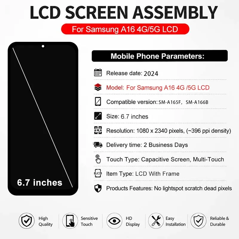 Premium LCD Display Touch Screen Digitizer Assembly