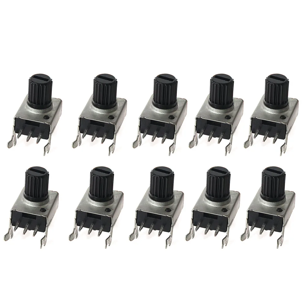 

50PCS RV09 Potentiometers 15MM 100K 10K 1K 20K 2K 500K 50K 5K