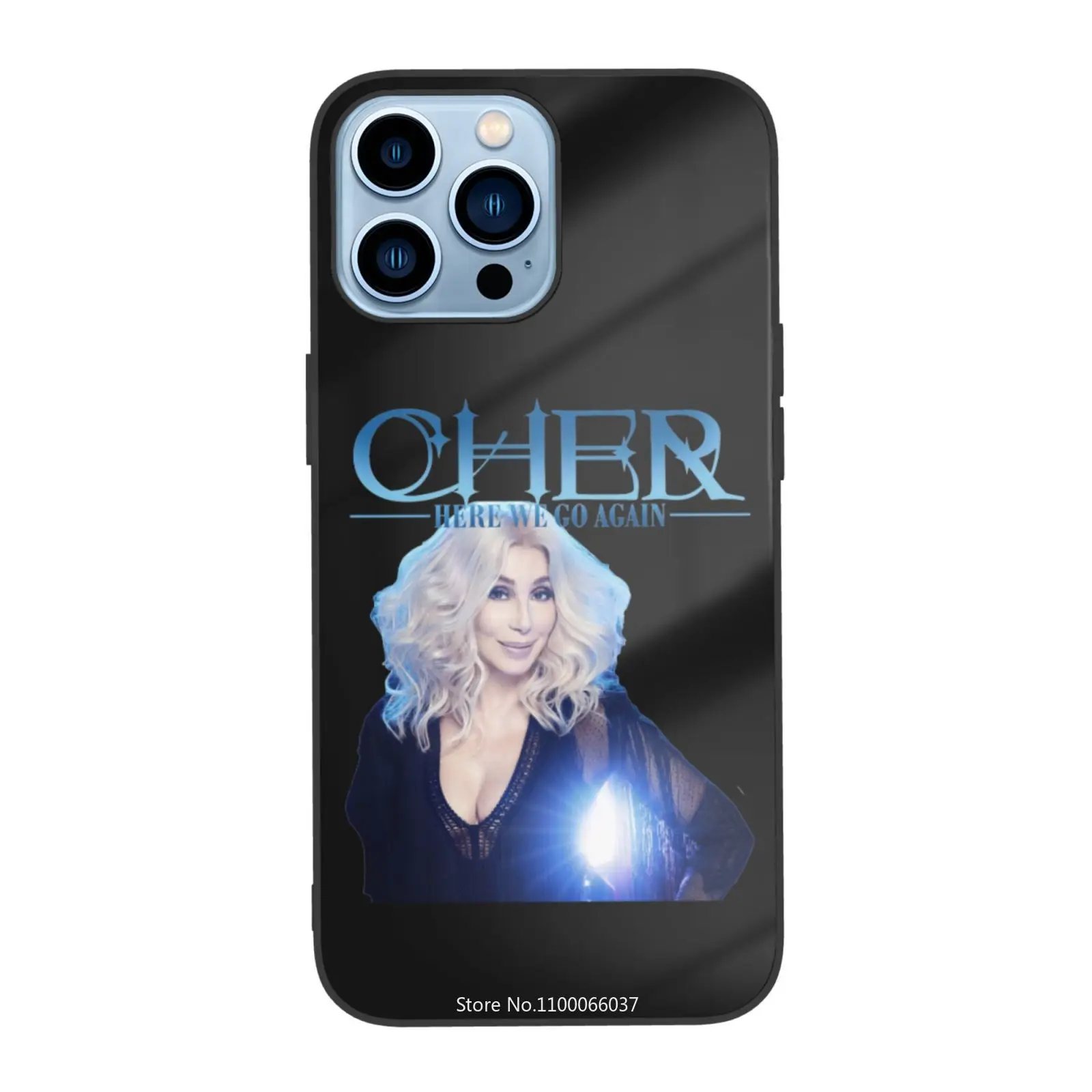 Чехол 66149-Cher из закаленного стекла для iPhone 13 12 Mini Pro Max с принтом на заказ |