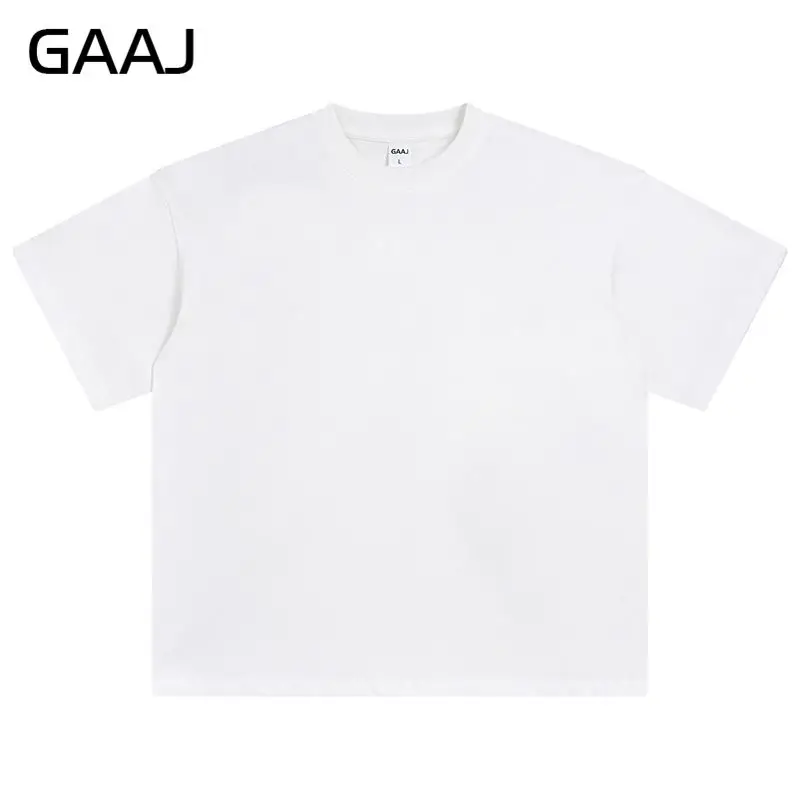 Oversized 100 Cotton T shirt Women,Short Sleeve Solid Tops,Y2k Tee,Hip Hop T-Shirts,Loose Streetwear,HeavyWeigh Cotton Clothing 5