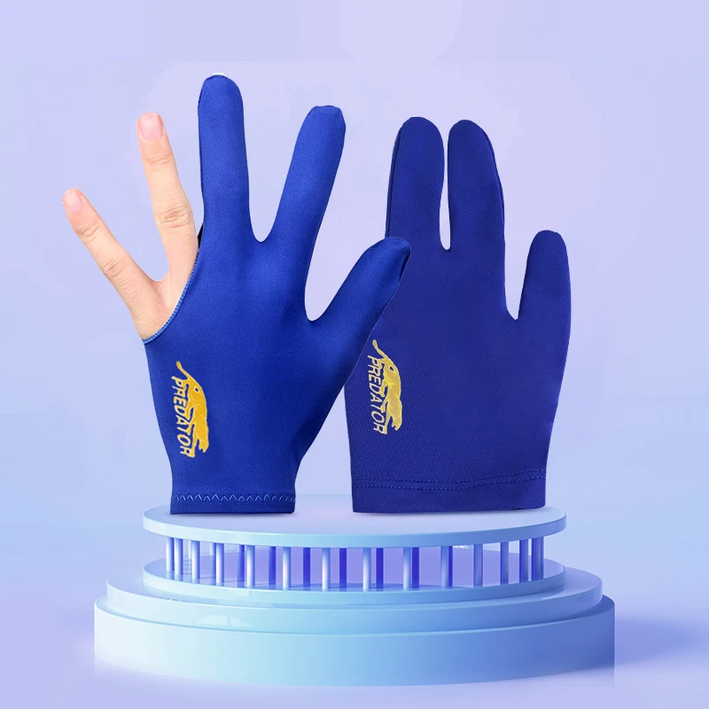 Spandex Snooker Billiard Cue Glove Three Fingers Full-Finger Snooker Pool Cue Billiard Glove For Left Hand Lycra Left