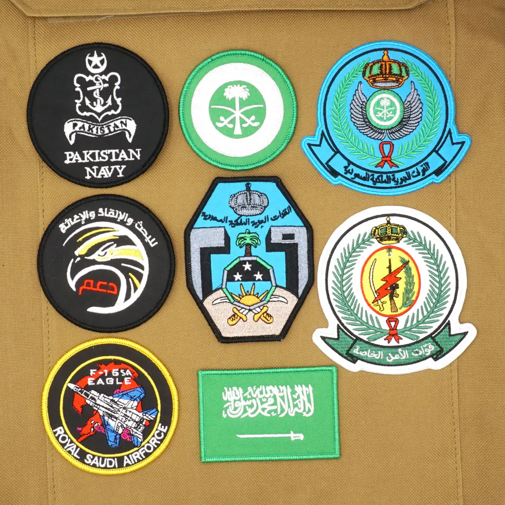 Saudi Arabia And Pakistan Navy Military Tactical Embroidered Patches
