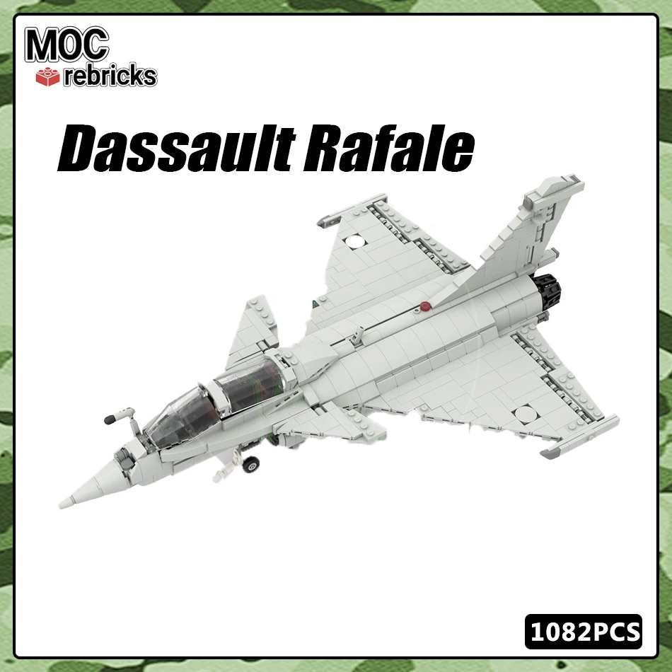 

Конструктор Dassault Rafale M - 1/35 MOC из серии «военный истребитель»