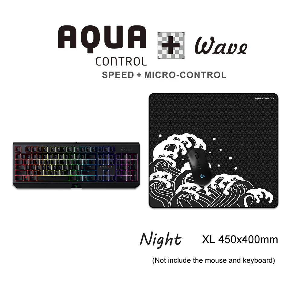 600x400x4mm XL Extended Xraypad Aqua Control 2 Gaming Mouse Pads Black Or  White Version AC2 Desk Mat Locking Edge for CS GO LOL - AliExpress