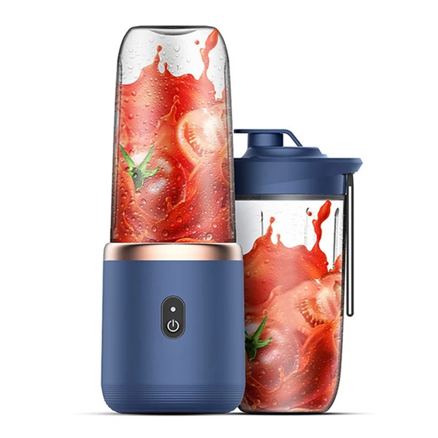 Usb Charging Fruit Squeezer Blender 6 Blade Mini Juicer Cup Extractor Smoothie  Food Mixer Ice Crusher Portable Juicer Machine - Juicers - AliExpress
