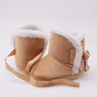 Winter Newborn Boys Soft Sole First walker Autumn Baby Shoes Girl 1 Year Toddler Fur Warm Snow Boots 0-18 Months 3