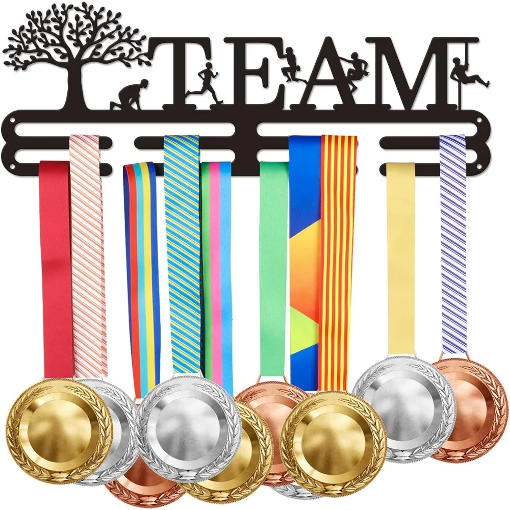 

Вешалка для медали командного спорта, вешалка для медали с изображением дерева жизни, настенный держатель для медали на 40 + вешалка для демонстрации наград