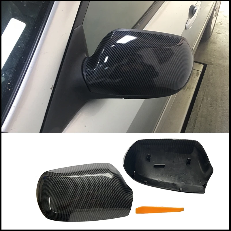 

Car Accessories For Mazda 6 2003-2008 Door Side Wing Rearview Mirror Cover Shell Cap Housing Auto Parts Carbon Pattern Styling