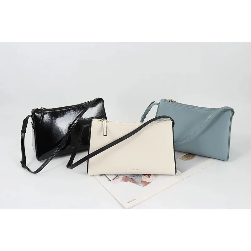 

BOX square handbag manu high quality bag atelier bag fashion trapezoidal underarm shoulder handbag commuter bag