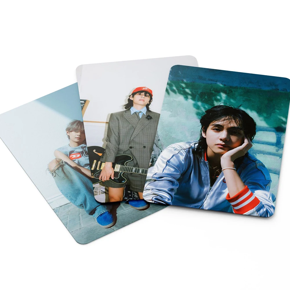 55Pcs/Box Kpop Layover Seven TaeHyung JK Solo Photocards Lomo Cards Photo Card for Fans Collection