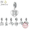 FC Jewelry Fit Original Pan Charms Bracelet 925 Silver 13th 18th 21th 50th 60th 70th Bead Making Women Birthday Berloque 2020 1