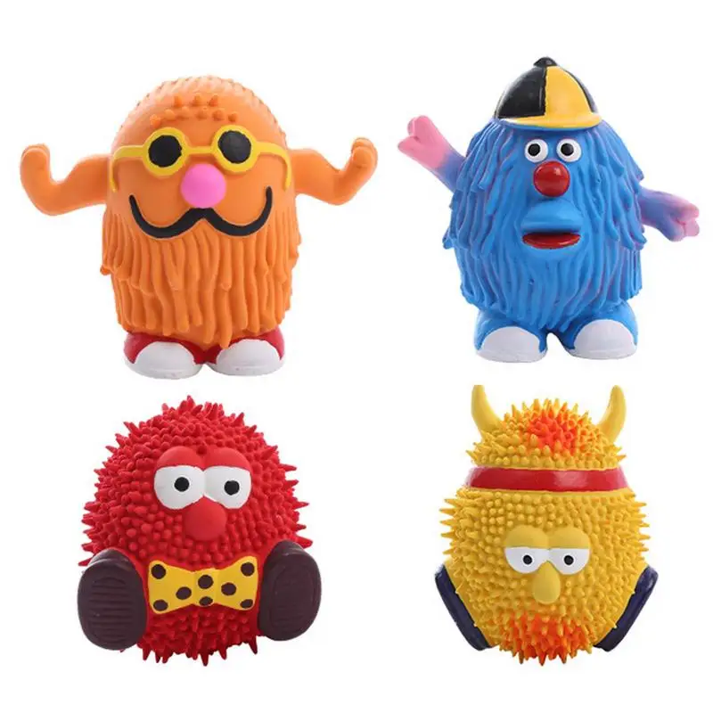 

Squeaky Dog Toys Soft Latex Puppies Biting Toys Interactive Hunting Training Toys Teeth Cleaning Durable Chew Toys Pet Supplies