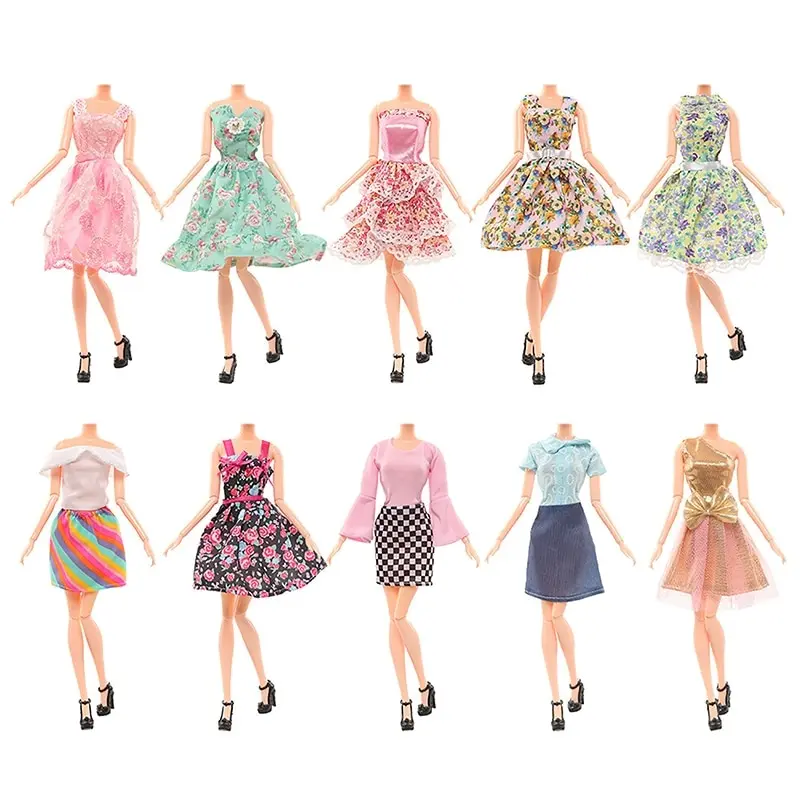 1PC Dollhouse Miniature Doll Dress Short Skirt Blouse Summer Casual Priness Dress Wear Clothing For 30cm Dolls Fashion Clothes 6 1PC Dollhouse Miniature Doll Dress Short Skirt Blouse Summer Casual Priness Dress Wear Clothing For 30cm Dolls Fashion Clothes