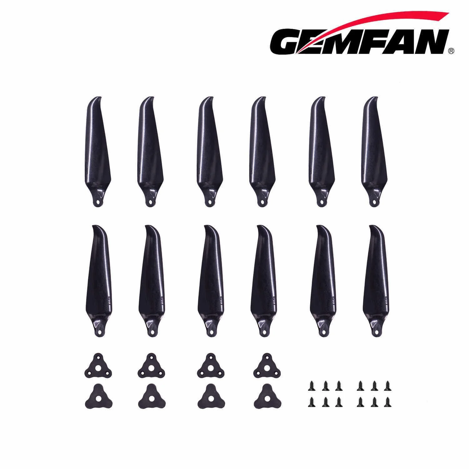 Hélice pliable Gemfan F8041 8 pouces 2/3 pales fibre verre nylon pour drone FPV longue portée