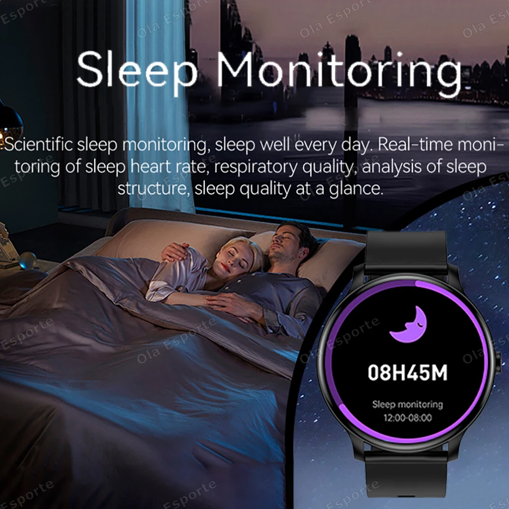 New 2025 Smart Watch Heart Rate Sleep Health Monitor Bluetooth Call Smartwatch Women Sports GPS Track Tracking For Android IOS