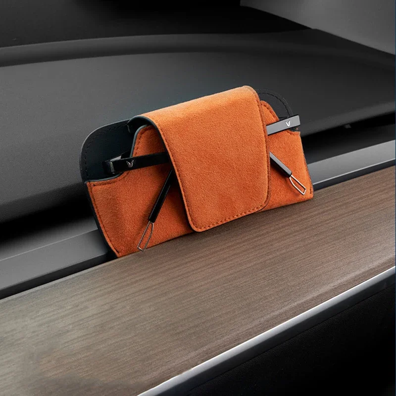 Car Glasses Case Auto Sun Visor Glasses Holder Sunglasses Clip Accessories Storage For Nissan Qashqai X J10 J11 Trail Tiida Juke