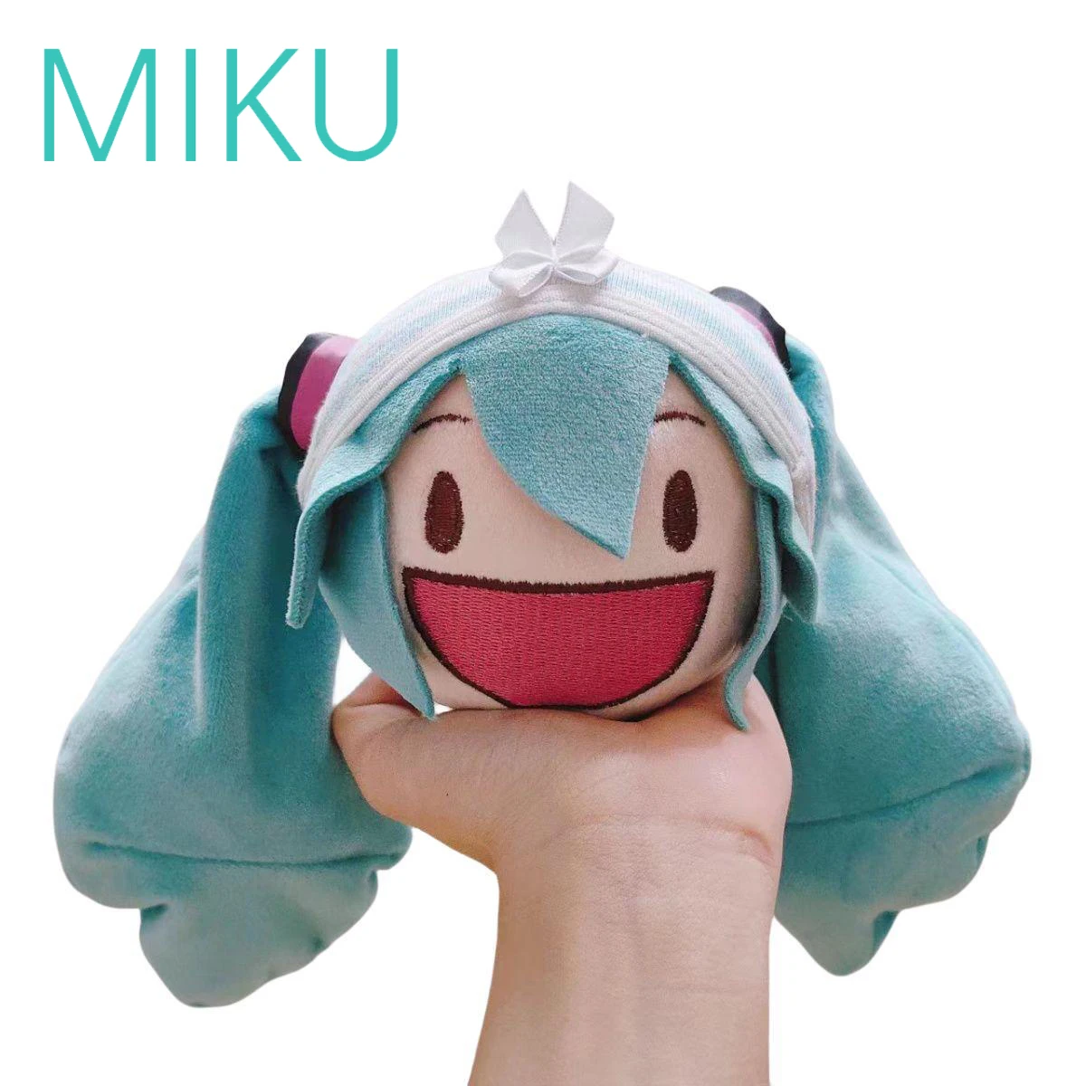 

Плюшевый брелок Hatsune Miku с двумя размерами, брелок для школьных сумок, брелок с подвеской в виде плюшевой куклы, Шарм-держатель для ключей, аксессуары