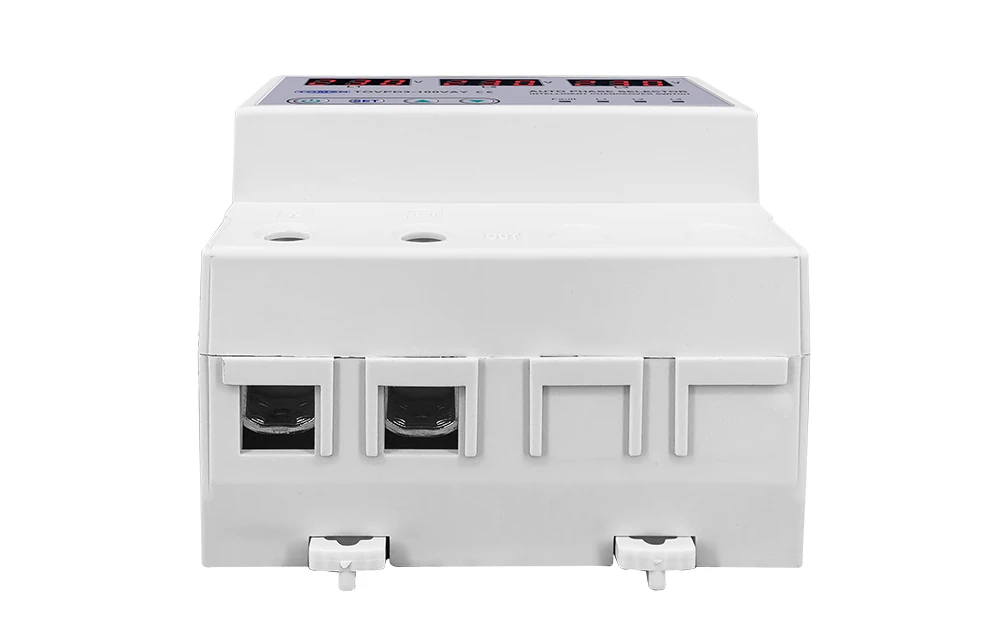 Voltagem Proteção Monitor, Relés Protetor, 3 Fase, 3 P + N, Trilho Din, 100A