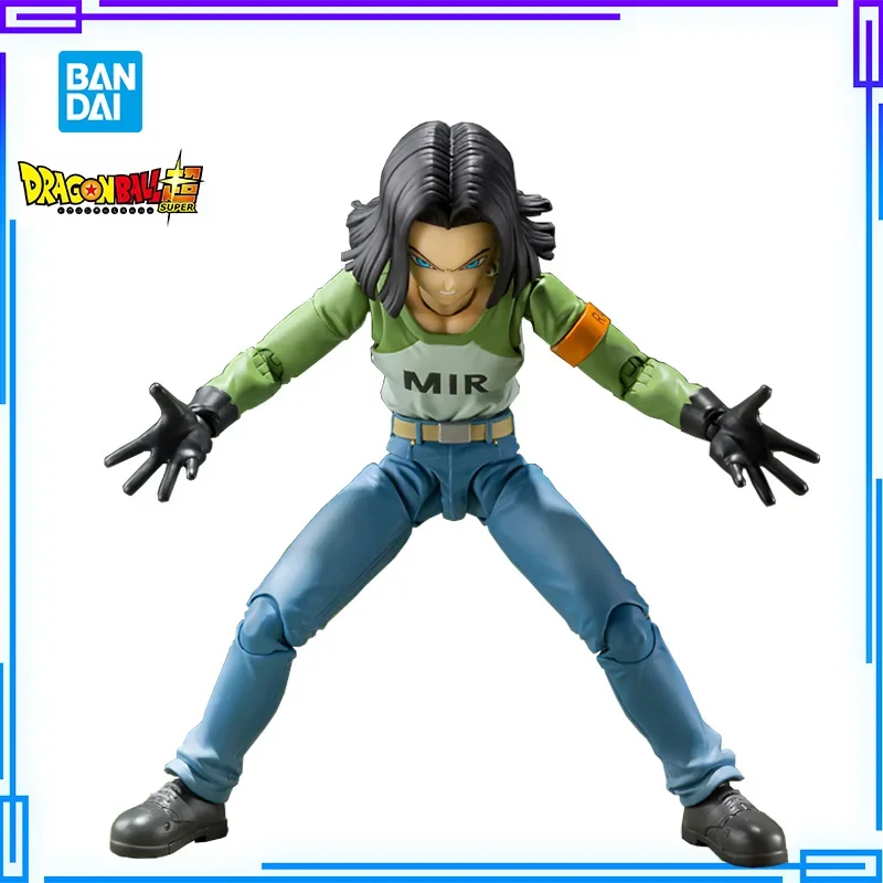 

Dragon Ball Figure Anoroio 17 Universe Survival Saga SHF DragonBall Super Anime figures Bandai Original Collection Toys